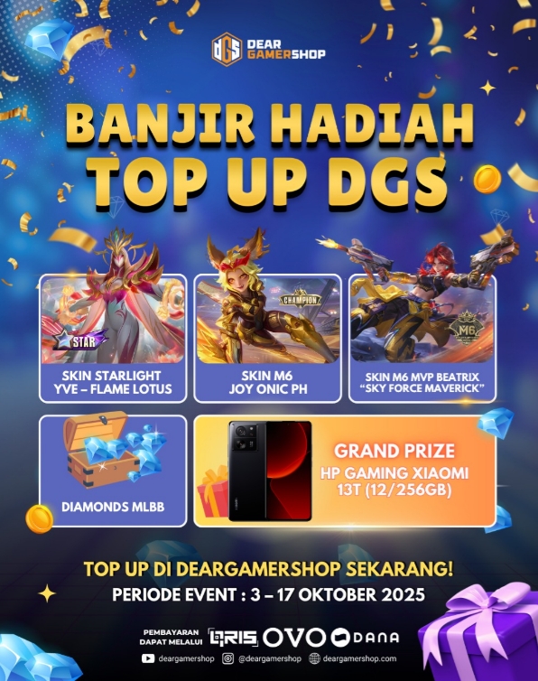 Banjir Hadiah Top Up MLBB